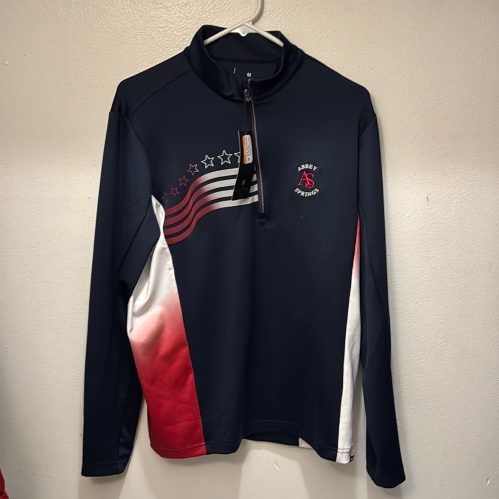 Abbey Springs Half Zip Liberty Pullover Sweatershirt